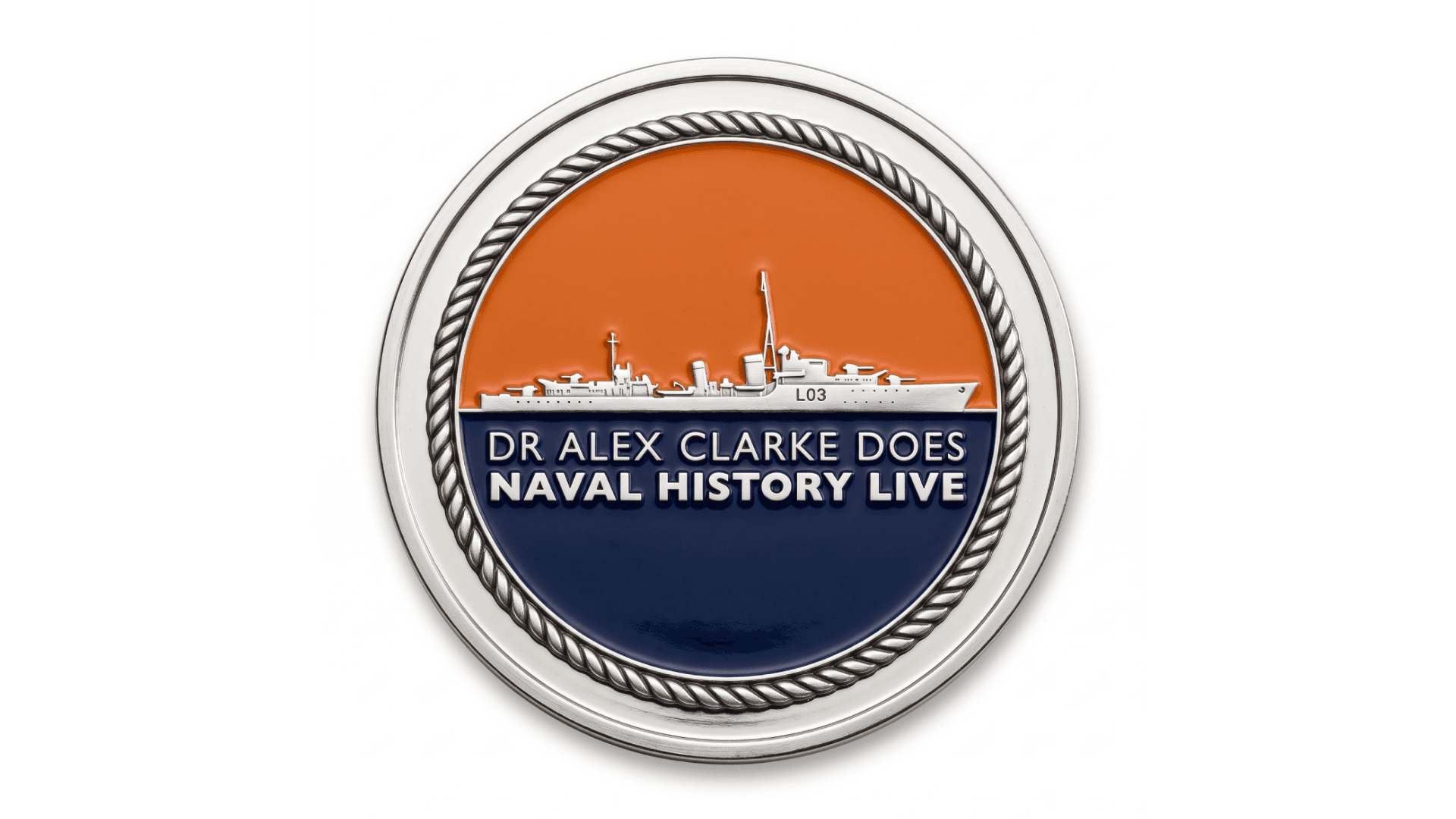 HMS Eskimo Narvik Coin · Dr Alex Clarke